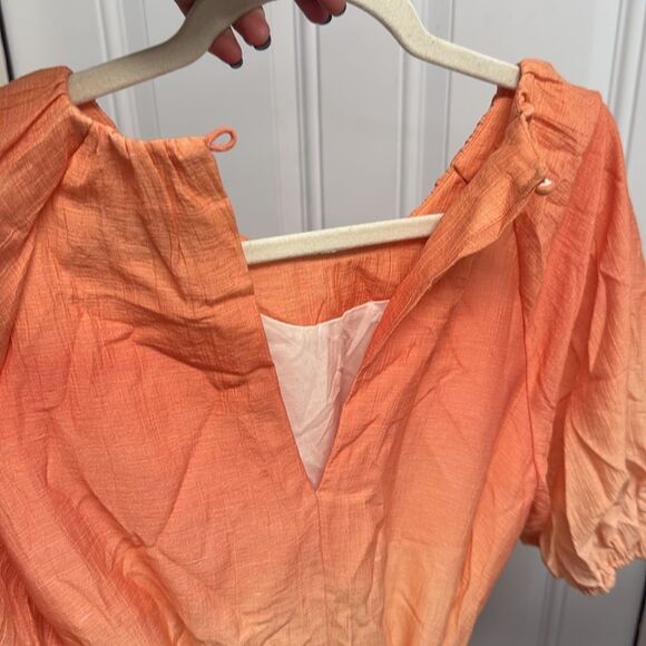 Elegant Ombre Orange and Blue Dress - Like New Maxi - SIGNIFICANT OTHER - Size 4 - Picture 5 of 5